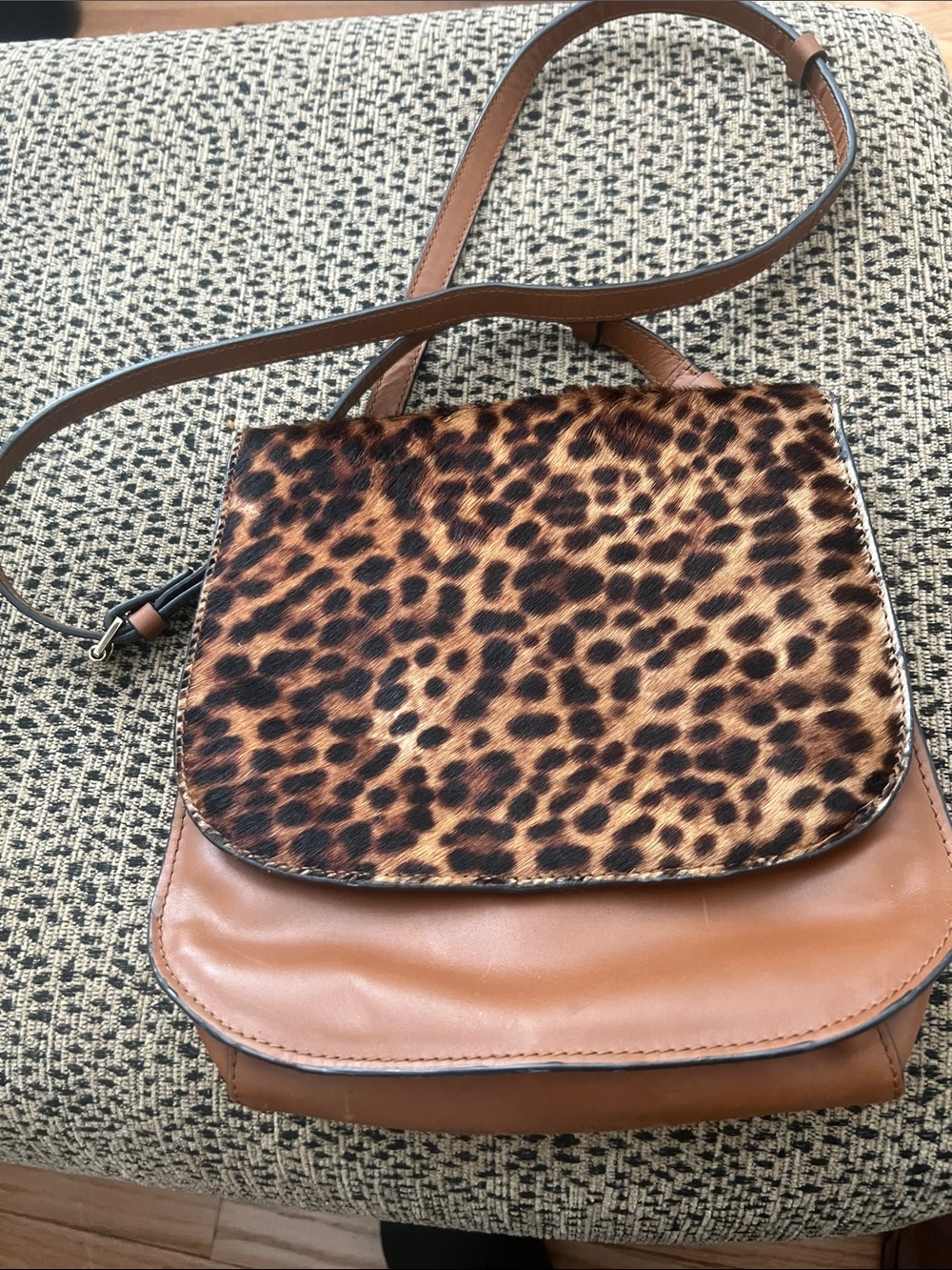 Boden Leopard Print Crossbody